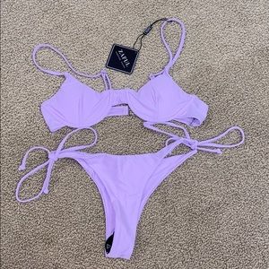Purple bikini